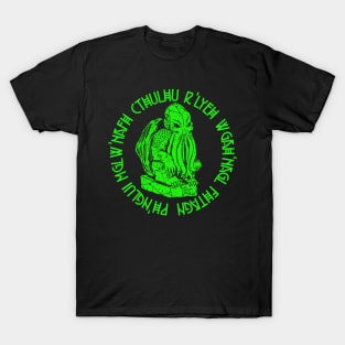 Cthulhu Idol Green T-Shirt